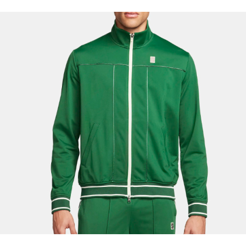 Nike Nike Court Heritage Jacket Green Mens