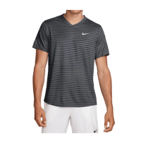 Produktbild för Nike Court DriFit Victory top Grey Mens