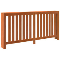 Produktbild för Elementskydd vaxbrun 169x19x84 cm massiv furu