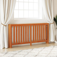 Produktbild för Elementskydd vaxbrun 169x19x84 cm massiv furu