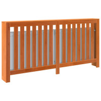 Produktbild för Elementskydd vaxbrun 169x19x84 cm massiv furu