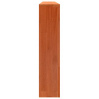 Produktbild för Elementskydd vaxbrun 169x19x84 cm massiv furu