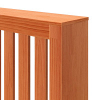 Produktbild för Elementskydd vaxbrun 169x19x84 cm massiv furu