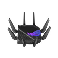 Miniatyr av produktbild för ASUS ROG Rapture GT-AXE16000 trådlös router 10 Gigabit Ethernet Triband (2,4 GHz/5 GHz/6 GHz) Svart
