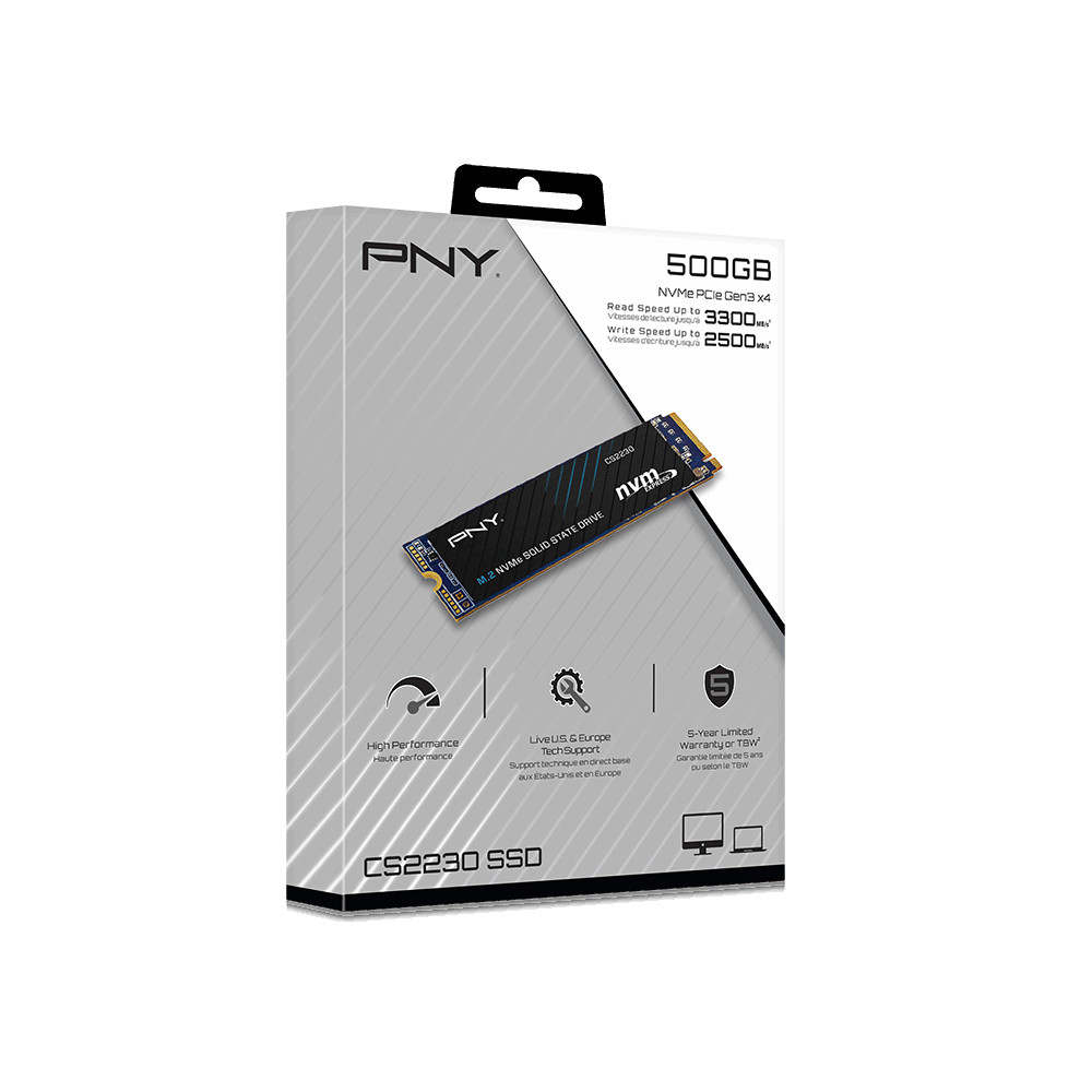 Produktbild för PNY CS2230 M.2 500 GB PCI Express 3.0 3D NAND NVMe