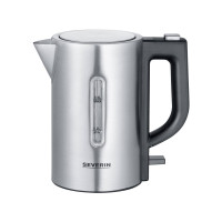 Produktbild för SEVERIN WK 3647 Mini Travel - vattenkokare - borstat stål/svart