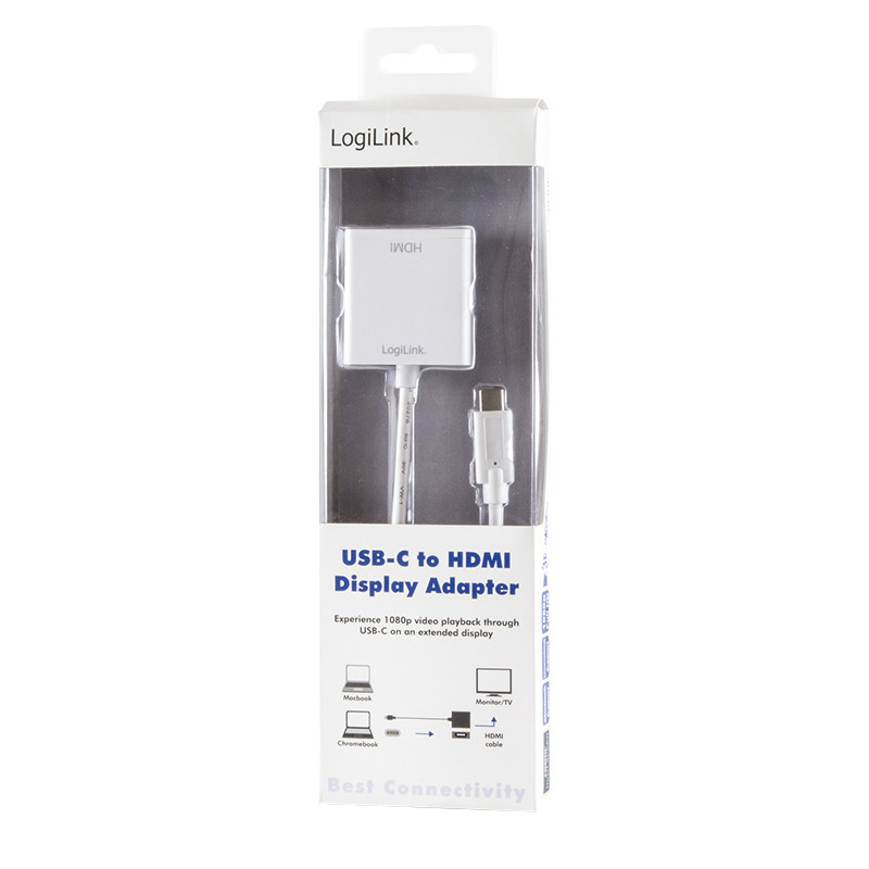 Produktbild för LogiLink UA0236A USB-grafikadapter Vit