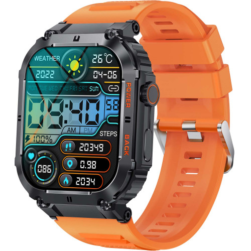 Denver SWC-191O Bluetooth SmartWatch with heartrate, blood pressure and blood oxygen sensor & call function