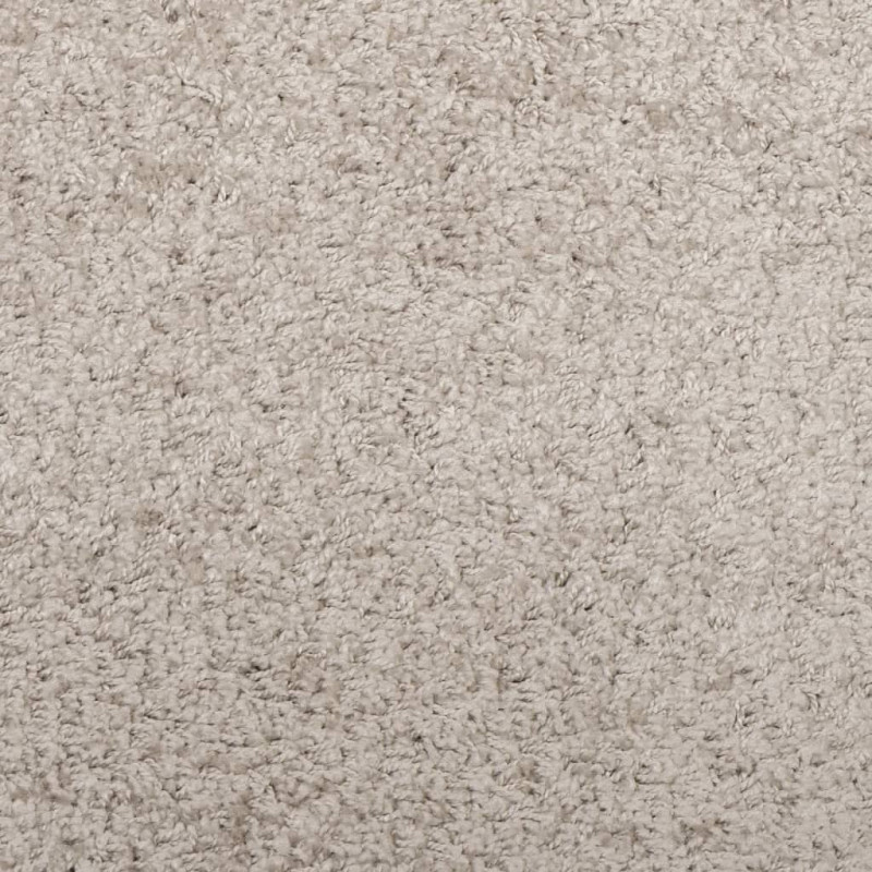 Produktbild för Matta långluggad modern beige 80x250 cm