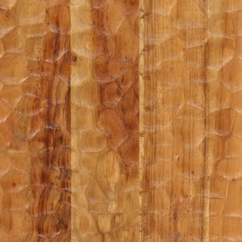 Produktbild för Väggmonterat badrumsskåp 38x33x48 cm massivt akaciaträ