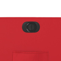 Produktbild för Reclinerfåtölj med uppresningshjälp röd konstläder