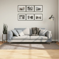 Produktbild för Ryamatta PAMPLONA lång lugg modern beige 100x200 cm