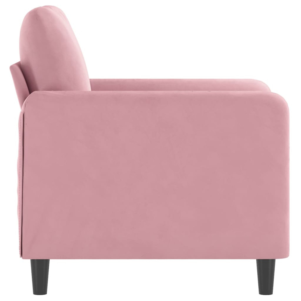 Produktbild för Fåtölj Rosa 60 cm sammet