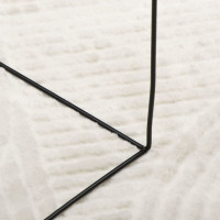 Miniatyr av produktbild för Matta IZA kort lugg skandinavisk look gräddvit 80x150 cm