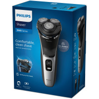 Produktbild för Philips Shaver 3000 Series S3143/00 Elektrisk rakapparat för våt- och torrakning