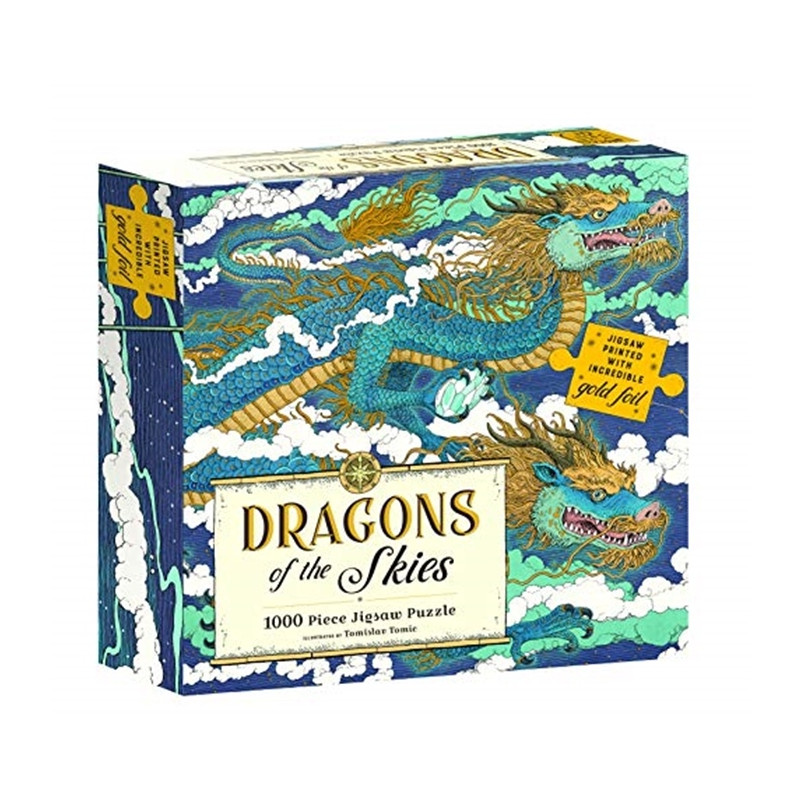 Produktbild för Dragons of the Skies: 1000 piece Jigsaw Puzzle
