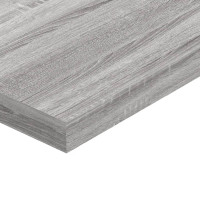 Produktbild för Vägghyllor 4 st grå sonoma 40x10x1,5 cm konstruerat trä