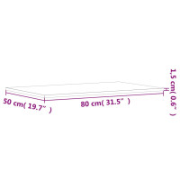 Produktbild för Vägghyllor 4 st rökfärgad ek 80x50x1,5 cm konstruerat trä