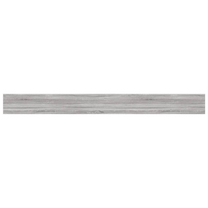 Produktbild för Vägghyllor 4 st grå sonoma 100x10x1,5 cm konstruerat trä