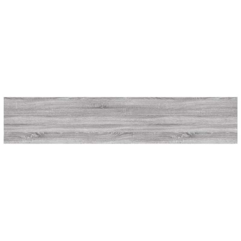 Produktbild för Vägghyllor 4 st grå sonoma 100x20x1,5 cm konstruerat trä
