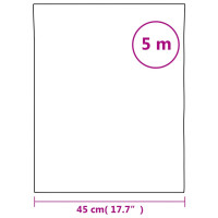 Produktbild för Fönsterfilm frostad transparent 45x500 cm PVC