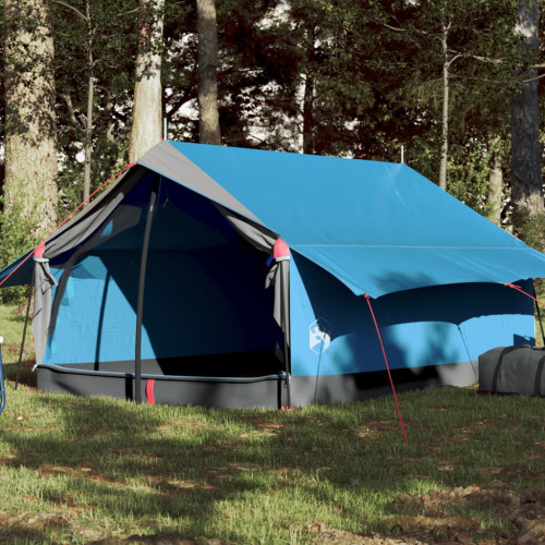 vidaXL Campingtält 2 personer blå vattentätt