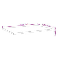 Produktbild för Vägghyllor 4 st rökfärgad ek 60x40x1,5 cm konstruerat trä