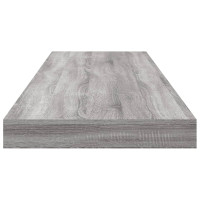 Produktbild för Vägghyllor 4 st grå sonoma 80x10x1,5 cm konstruerat trä