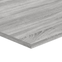 Produktbild för Vägghyllor 4 st grå sonoma 100x40x1,5 cm konstruerat trä