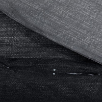 Miniatyr av produktbild för Bäddset mörkgrå 260x220 cm bomull