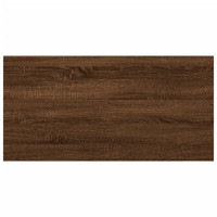 Produktbild för Vägghyllor 8 st brun ek 40x20x1,5 cm konstruerat trä