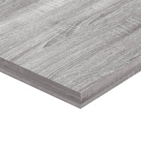 Produktbild för Vägghyllor 8 st grå sonoma 40x20x1,5 cm konstruerat trä