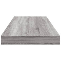 Produktbild för Vägghyllor 4 st grå sonoma 60x10x1,5 cm konstruerat trä