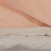 Produktbild för Bäddset rosa 260x240 cm bomull