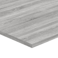 Produktbild för Vägghyllor 4 st grå sonoma 100x50x1,5 cm konstruerat trä