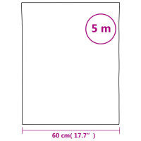 Produktbild för Fönsterfilm frostad vit 60x500 cm PVC