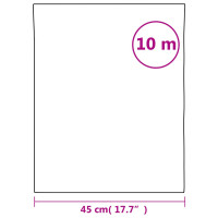 Produktbild för Fönsterfilm frostad vit 45x1000 cm PVC