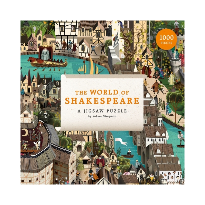 Produktbild för World of Shakespeare - 1000-piece jigsaw puzzle
