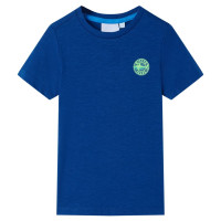 Produktbild för T-shirt för barn mörkgrå 104