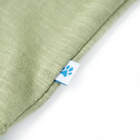 Produktbild för T-shirt för barn ljus khaki 128