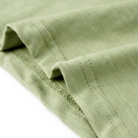 Produktbild för T-shirt för barn ljus khaki 128