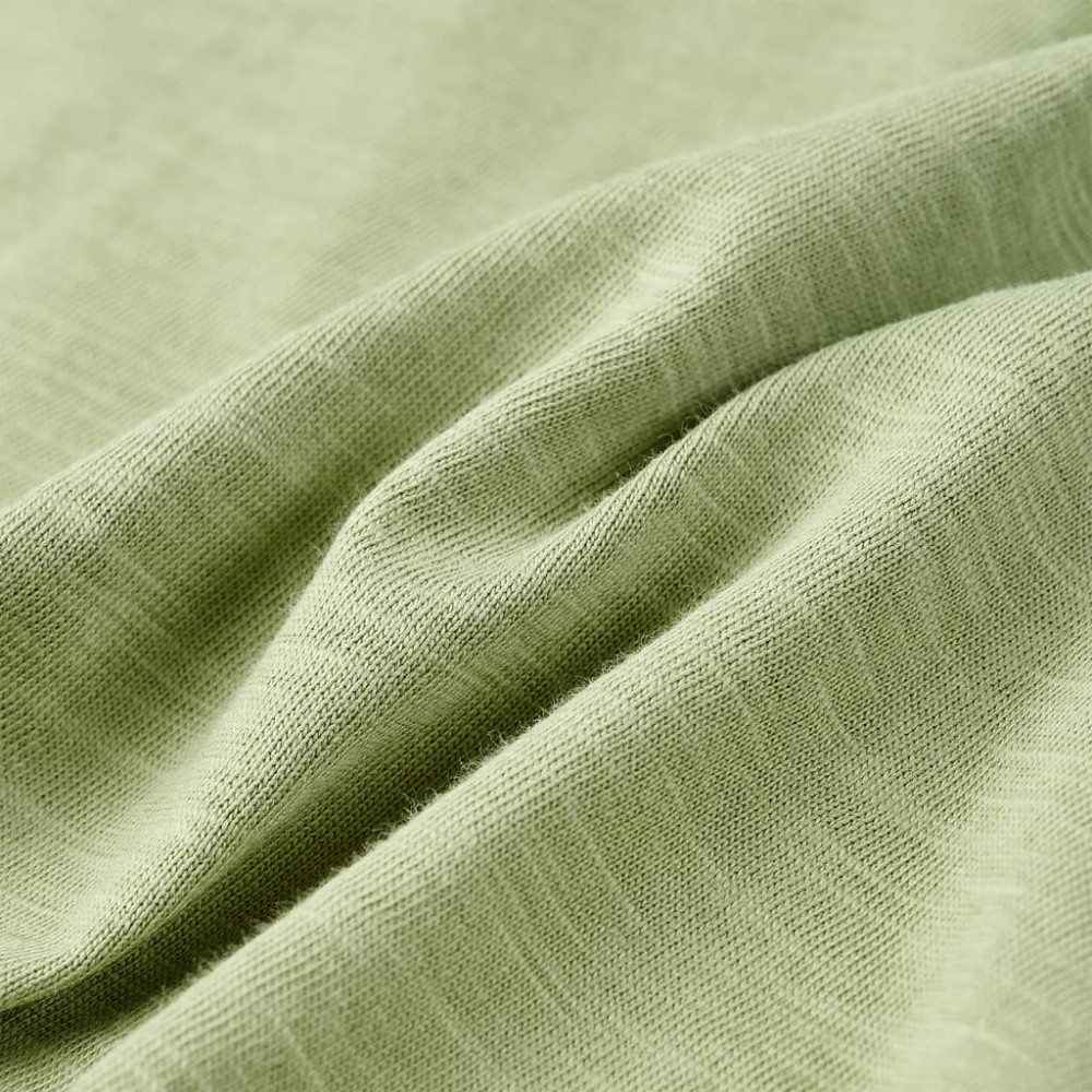 Produktbild för T-shirt för barn ljus khaki 128