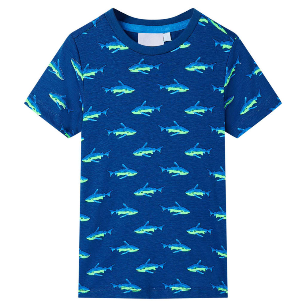 Produktbild för T-shirt för barn mörkgrå 92