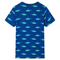 Produktbild för T-shirt för barn mörkgrå 92