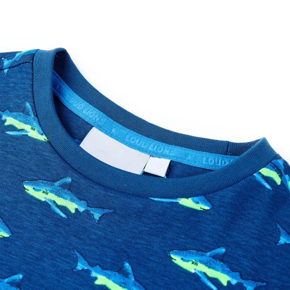 Produktbild för T-shirt för barn mörkgrå 92