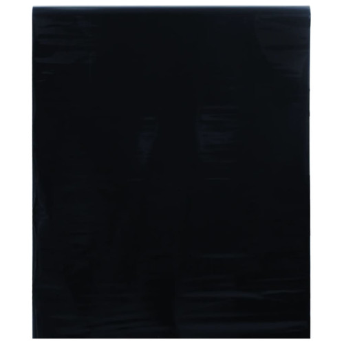 vidaXL Fönsterfilm statisk frostad frostad svart 60x500 cm PVC
