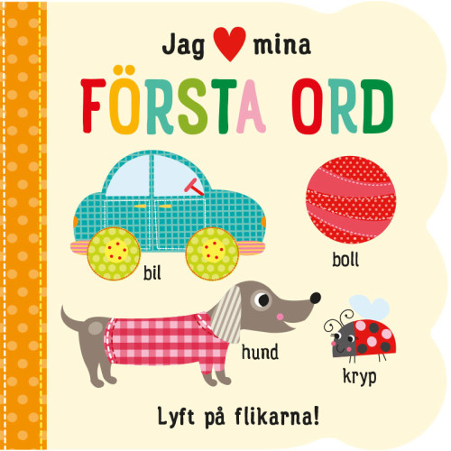 Tukan Förlag Jag [hjärta] mina första ord (bok, board book)