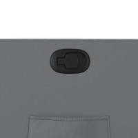 Miniatyr av produktbild för Reclinerfåtölj grå konstläder