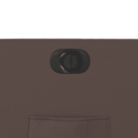 Produktbild för Elektronisk reclinerfåtölj brun konstläder