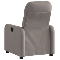 Produktbild för Reclinerfåtölj taupe tyg
